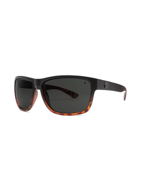 Volcom Men's Sunglasses with Multicolour Plastic Frame and Black Lens VE00102002-MDG