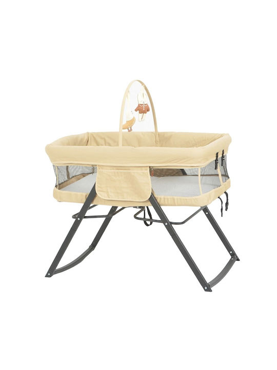 Just Baby Wiege mit Matratze Beige