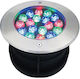 Elmark Submersible Recessed Pool Spotlight with Remote Control and Multicolour (RGB) Light 96UW18RGB