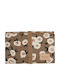 Nobodinoz Camellia Travel Changing Pad in Brown Fabric 50x70cm