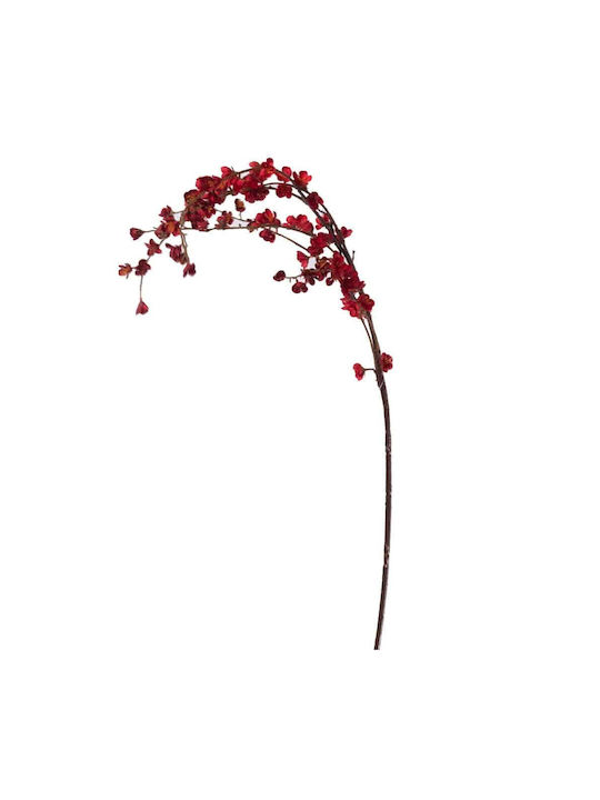 Supergreens Artificial Decorative Branch Peach Red 84cm 1pcs