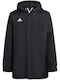 Entrada 22 Stadium Kids Sports Long Jacket with Lining and Hood Black