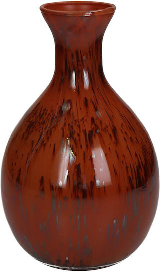 ArteLibre Διακοσμητικό Βάζο Glas Rot 16x16x25cm 1Stück