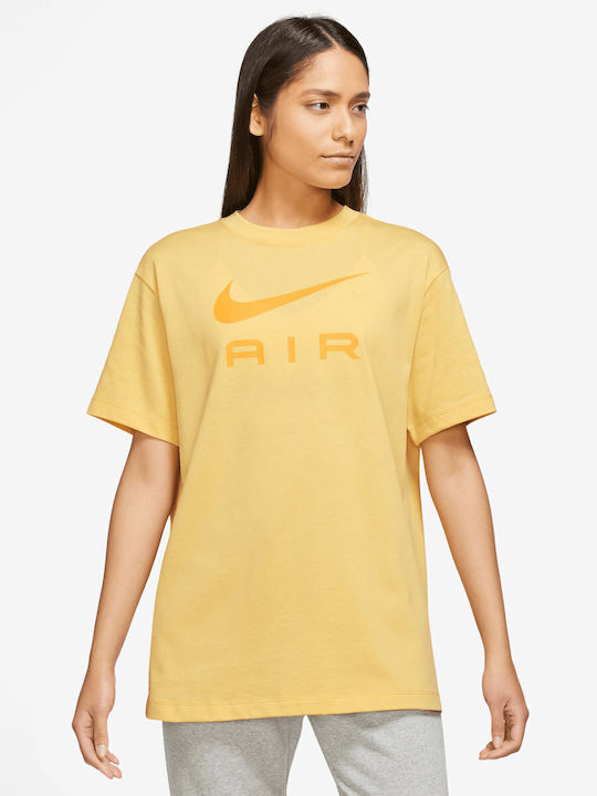 Nike Γυναικεία Καλοκαιρινή Μπλούζα Βαμβακερή Κο...