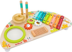 Globo Musical Instrument Musical Table made of Wood for 18++ Months