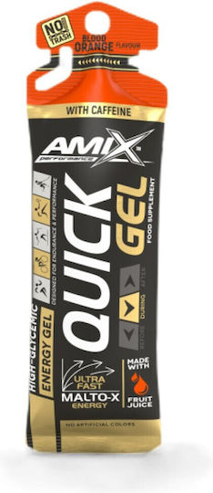Amix Quick Energy Gel Ειδικό Συμπλήρωμα Διατροφής 45gr Blood Orange