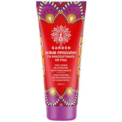 Garden Revitalizing Pomegranate Scrub Προσώπου 50ml