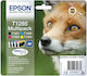 Epson T1285 4 Inkjet Printer Cartridges Multipack Black / Multiple (Color) (C13T12854022)