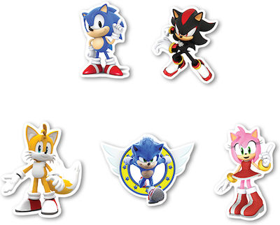 Sonic stickers 5cm / 8pcs