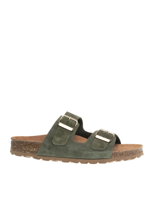 Flivver Leder Flache Sandalen für Damen Anatomi...