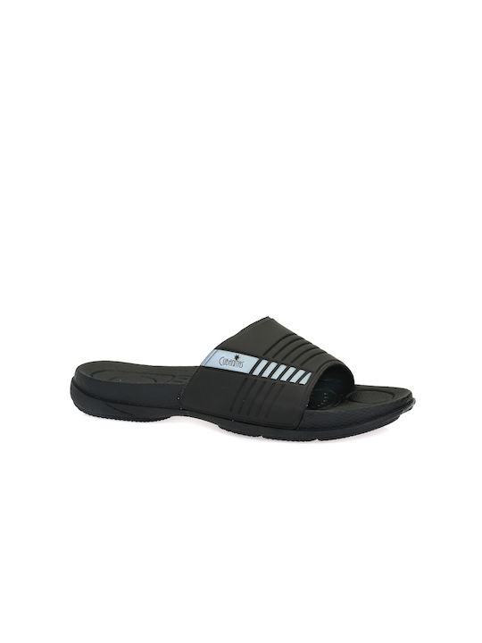 Cubanitas Men's Slides Black