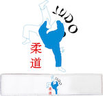 Olympus Sport Karate Headband Λευκό/Μπλε/Κόκκινο 500640