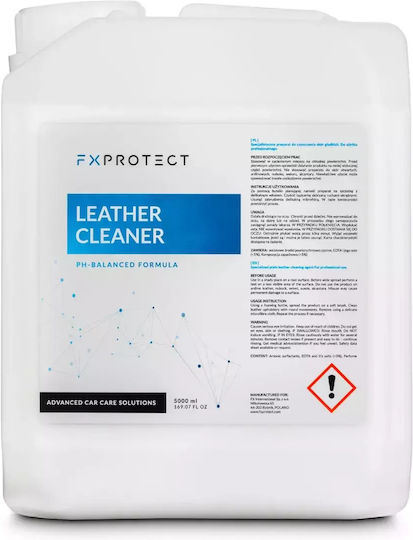 FX Protect Cleaner Liquid Cleaning for Leather Car Parts 5lt