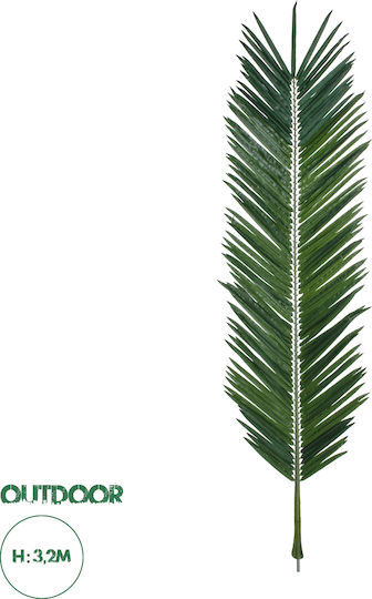 Изкуствен декоративен клон Палма Areca Green 320см GloboStar