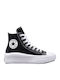 Chuck Taylor All Star Move Παιδικά Sneakers High Μαύρα