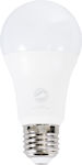 GloboStar Λάμπα LED για Ντουί E27 και Σχήμα A60 Φυσικό Λευκό 1455lm