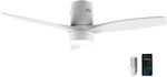 Cecotec Energy Silence Aero 5600 08238 Ceiling Fan 132cm with Light, WiFi, and Remote Control White