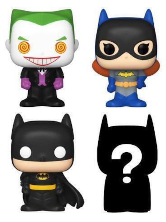 Funko Bitty Pop! Герои: DC Comics - The Joker, Batgirl, Batman & Mystery Chase 4бр