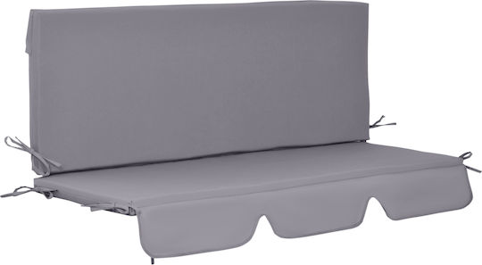 Outsunny Μαξιλάρι Καναπέ Κήπου με Πλάτη Γκρι 2τμχ 130x45εκ.
