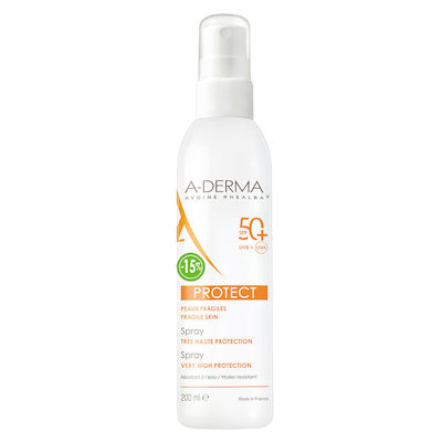 A-Derma Protect Promo Crema protectie solara Loțiune pentru Corp SPF50 în Spray 200ml