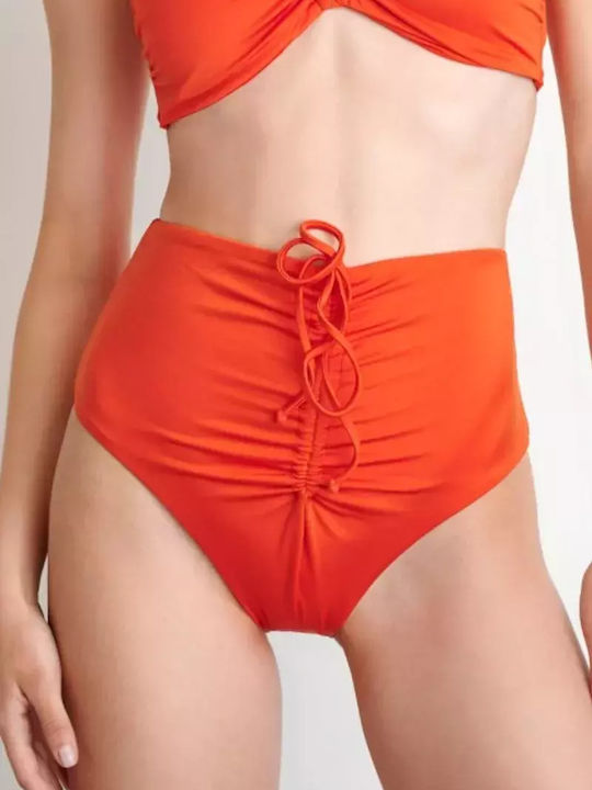 Blu4u Bikini Slip High Waist Orange