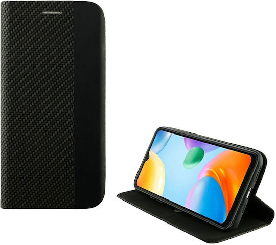 Idol 1991 Elite Anti-RFID Book Piele artificială Negru (Redmi 10C)