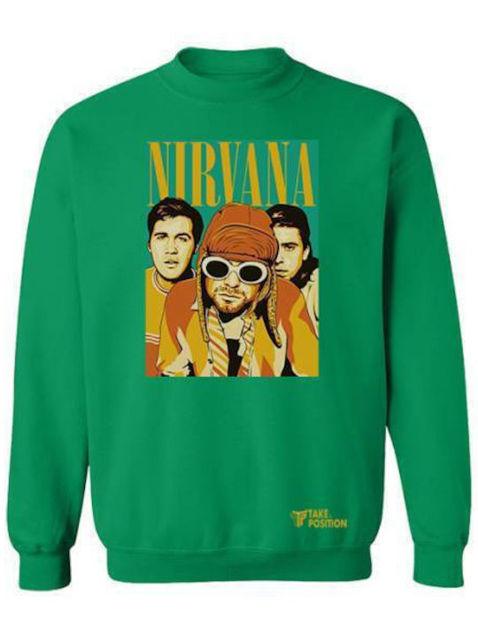 Takeposition Sweatshirt Nirvana Green 332-7503-14