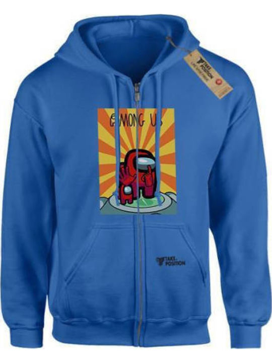 Takeposition Jacke mit Kapuze Unter uns Blau
