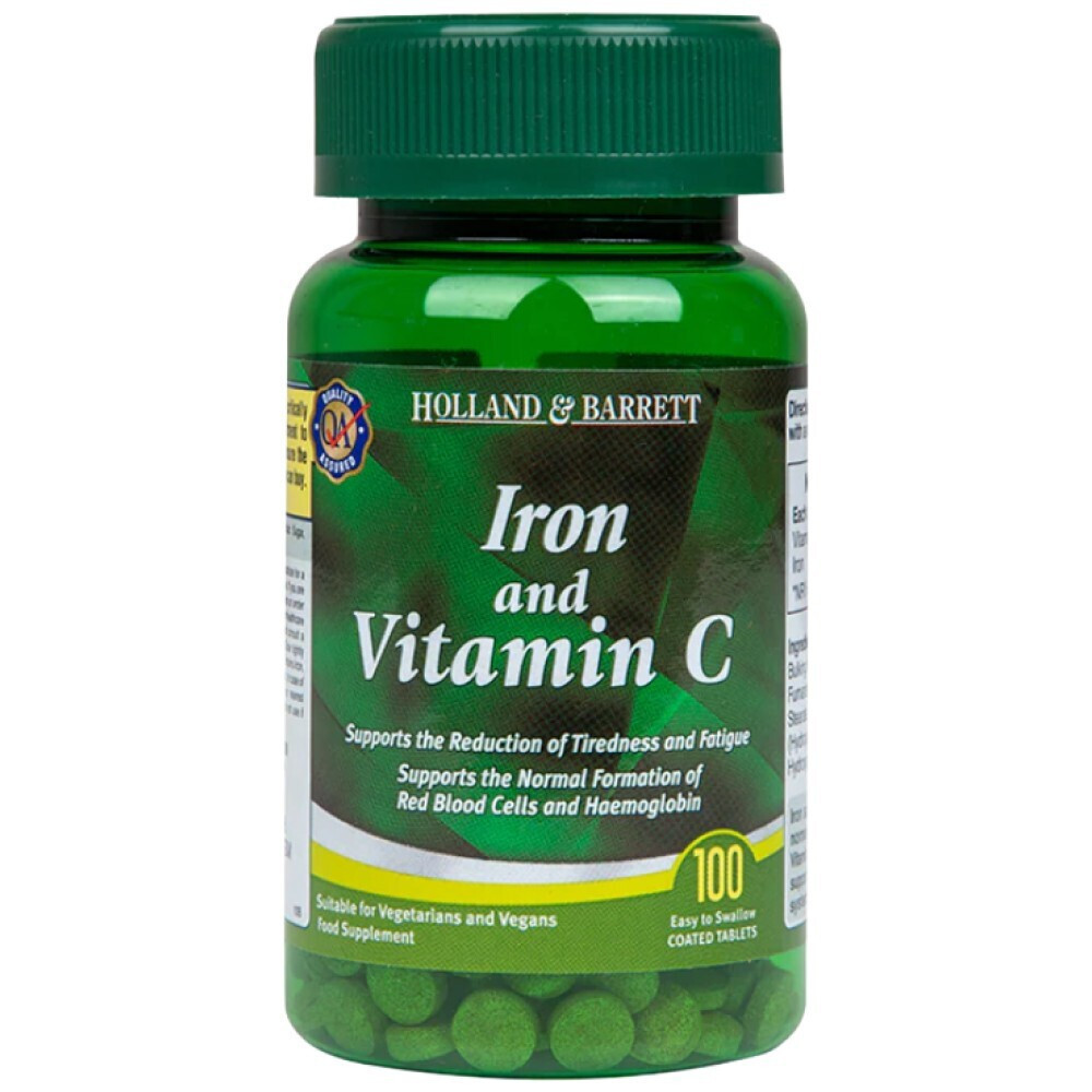 Holland & Barrett Iron & Vitamin C 100 ταμπλέτες Skroutz.gr