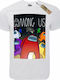 Takeposition T-shirt Among Us Λευκό