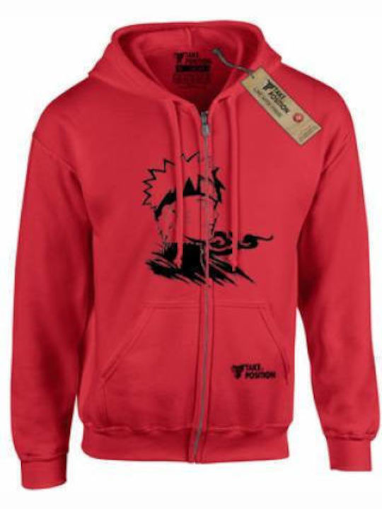 Takeposition Hooded Jacket Naruto Red 315-1007
