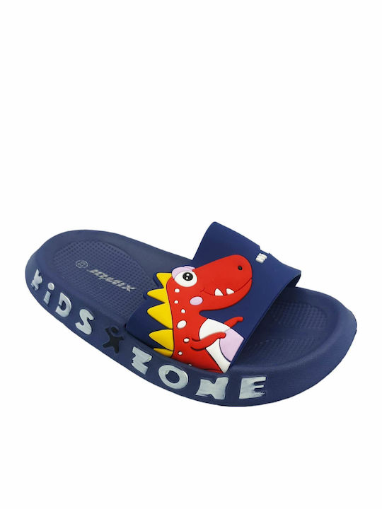 Kids' Slides Navy Blue