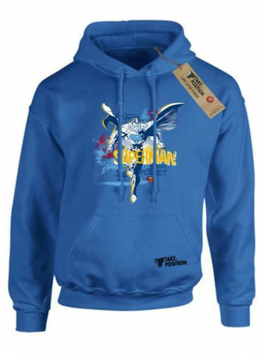 Takeposition Kapuzenpulli Superman Blau 907-1205
