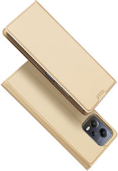 Dux Ducis Skin Pro Book Δερματίνης Χρυσό (Xiaomi Redmi Note 12 5G / Poco X5 5G)