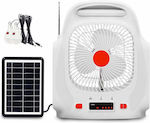 Andowl Autonomous Solar Lighting System with Speaker with Speaker and Fan 8"