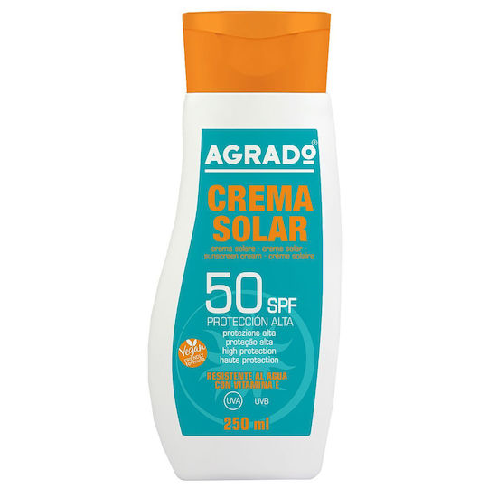 Agrado Waterproof Sunscreen Body Cream SPF50 250ml