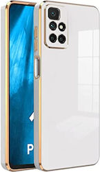 Bodycell Gold Plated Back Cover Σιλικόνης Λευκό...