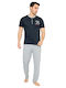 Men's pajamas with embroidery (2545)