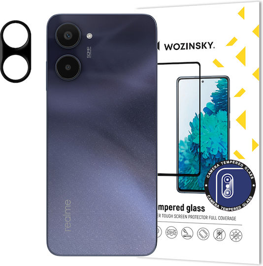 Wozinsky Full Kameraschutz Gehärtetes Glas Black für das Realme 10