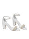 Leder Sandalen Weiß