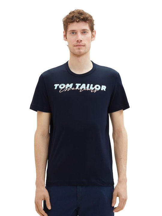 Tom Tailor Ανδρικό T-shirt Κοντομάνικο Sky Captain Blue
