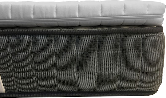 Ypnos Mattress Topper Super Double Memory Foam Infused with Olive Oil & Removable Cover 160x200x6cm