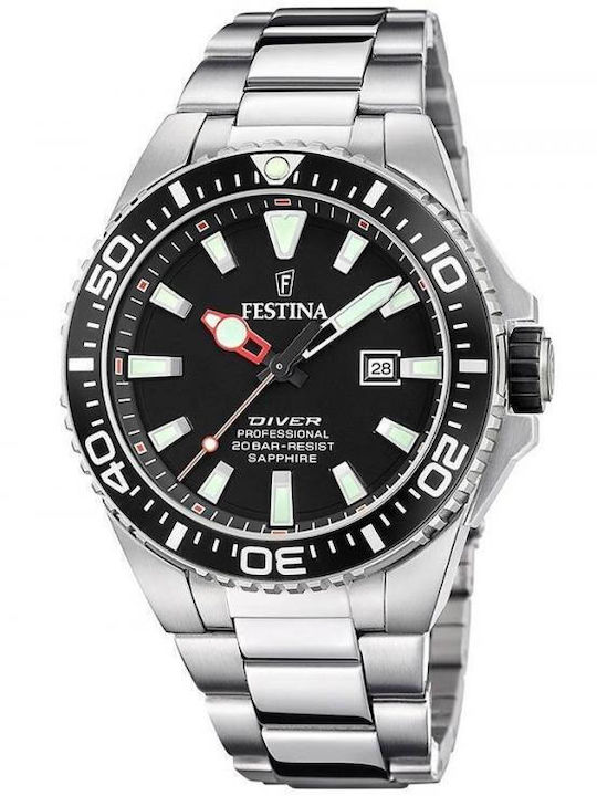 Festina Damen Uhr mit Silber Metallarmband