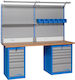 Unior Bench, work table, Worktable, Workbench 200x75x202.5cm