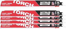 Milwaukee Torch Nitrus Λάμες Μετάλλου 5τμχ