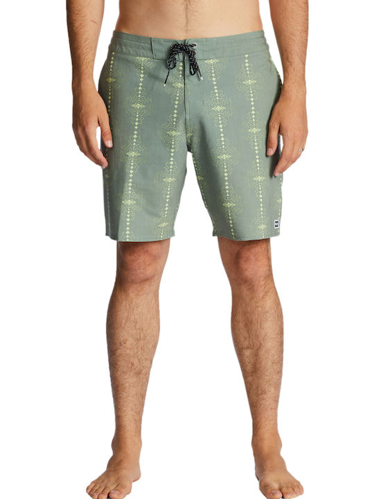 Sundays Costum De Baie Bărbați Bermude Verzi Cu Model