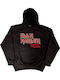 Rock Off Number Beast Vintage Logo Блуза с качулка Iron Maiden Сив