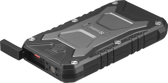 Sandberg Survivor Power Bank 10000mAh 20W με Θύρα USB-A και Θύρα USB-C Power Delivery Μαύρο