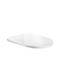 Bianco Ceramica Καπάκι Λεκάνης Slim Soft Close από Βακελίτη 42x36.5cm Λευκό