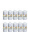 vidaXL Scented Candle White 10pcs